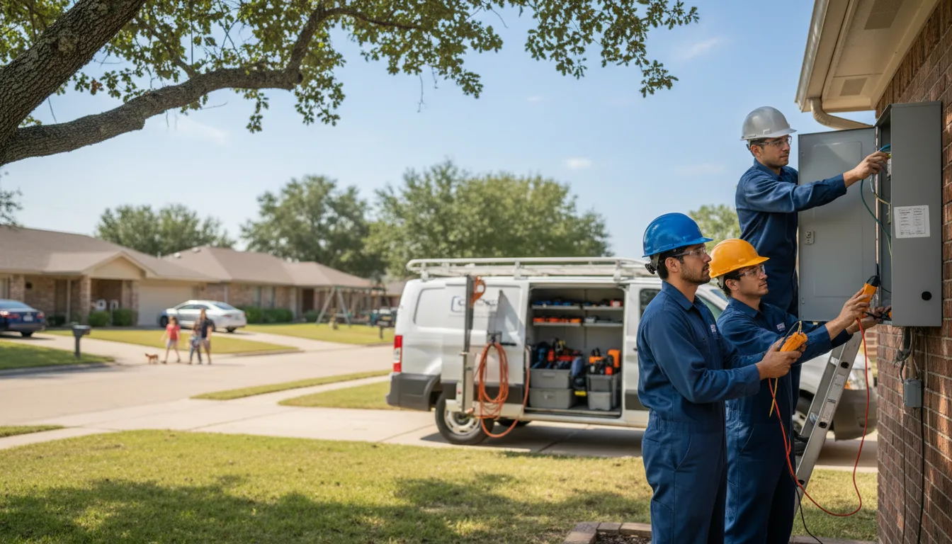 Certified electrician providing emergency electrical services in Jackson, MS